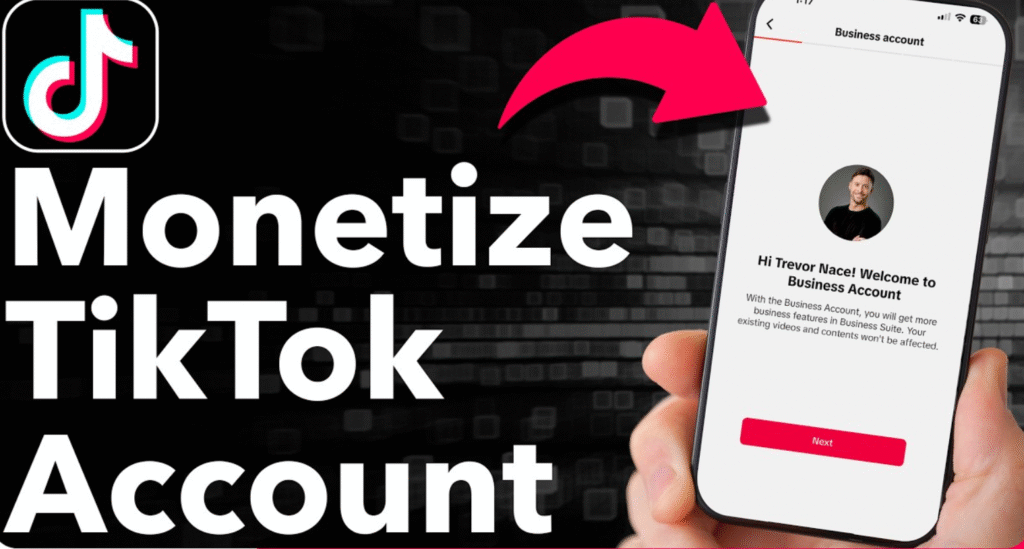 Monetize TikTok Account